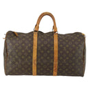 LOUIS VUITTON Monogram Keepall 50 Boston Bag M41426 LV Auth 155514-3