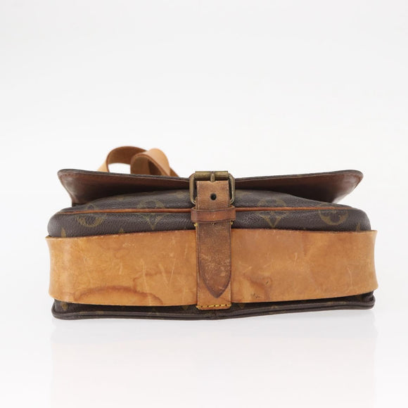 LOUIS VUITTON Monogram Cartouchiere MM Shoulder Bag M51253 LV Auth 155523