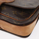 LOUIS VUITTON Monogram Cartouchiere MM Shoulder Bag M51253 LV Auth 155523-16