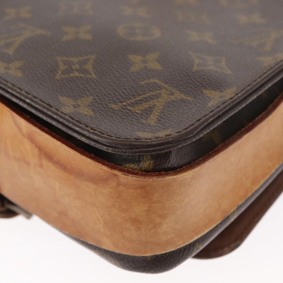 LOUIS VUITTON Monogram Cartouchiere MM Shoulder Bag M51253 LV Auth 155523