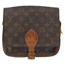 LOUIS VUITTON Monogram Cartouchiere MM Shoulder Bag M51253 LV Auth 155523-13