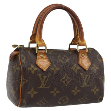 LOUIS VUITTON Monogram Mini Speedy Hand Bag M41534 LV Auth 155529