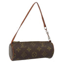 LOUIS VUITTON Monogram Papillon Pouch LV Auth 155531-1
