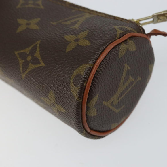 LOUIS VUITTON Monogram Papillon Pouch LV Auth 155531