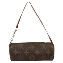 LOUIS VUITTON Monogram Papillon Pouch LV Auth 155531-2