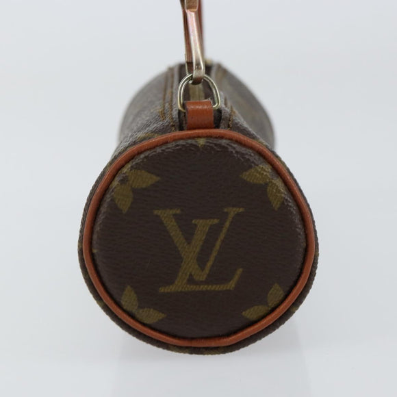 LOUIS VUITTON Monogram Papillon Pouch LV Auth 155531