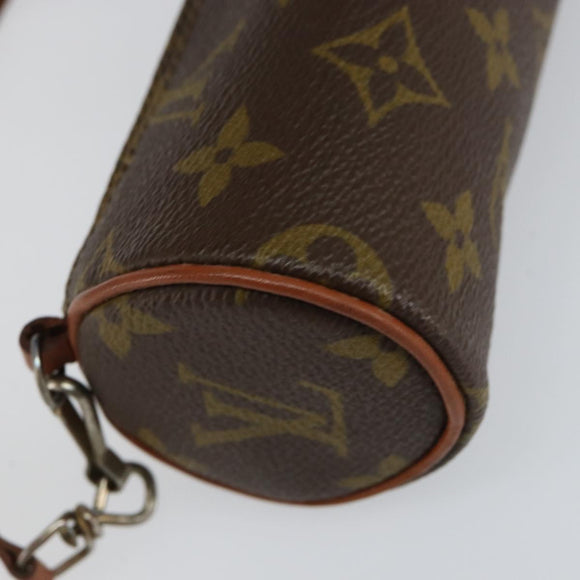 LOUIS VUITTON Monogram Papillon Pouch LV Auth 155533