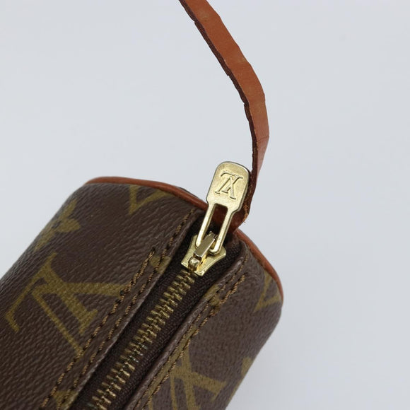 LOUIS VUITTON Monogram Papillon Pouch LV Auth 155533