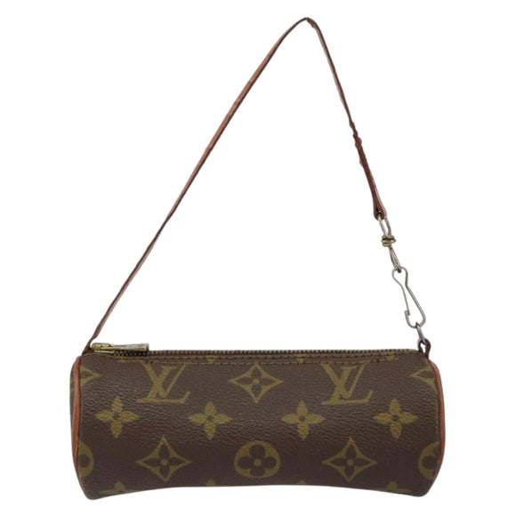 LOUIS VUITTON Monogram Papillon Pouch LV Auth 155533