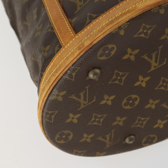 LOUIS VUITTON Monogram Bucket GM Shoulder Bag M42236 LV Auth 155534