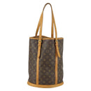 LOUIS VUITTON Monogram Bucket GM Shoulder Bag M42236 LV Auth 155534-2