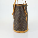 LOUIS VUITTON Monogram Bucket GM Shoulder Bag M42236 LV Auth 155534-4
