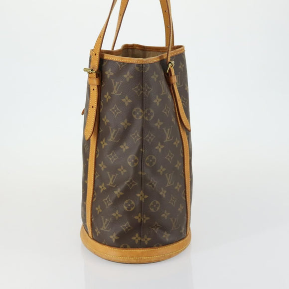 LOUIS VUITTON Monogram Bucket GM Shoulder Bag M42236 LV Auth 155534