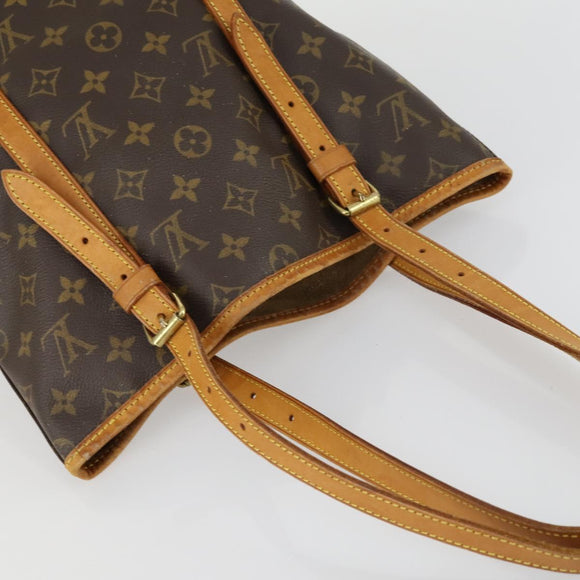 LOUIS VUITTON Monogram Bucket GM Shoulder Bag M42236 LV Auth 155534