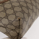 GUCCI GG Supreme Web Sherry Line Tote Bag PVC Beige Gold 39 02 003 Auth 155545-11