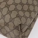 GUCCI GG Supreme Web Sherry Line Tote Bag PVC Beige Gold 39 02 003 Auth 155545-14