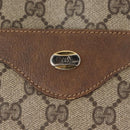 GUCCI GG Supreme Web Sherry Line Tote Bag PVC Beige Gold 39 02 003 Auth 155545-15