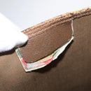 GUCCI GG Supreme Web Sherry Line Tote Bag PVC Beige Gold 39 02 003 Auth 155545-16