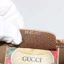 GUCCI GG Supreme Web Sherry Line Tote Bag PVC Beige Gold 39 02 003 Auth 155545-21