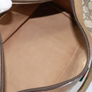 GUCCI GG Supreme Web Sherry Line Boston Bag PVC Beige 116 02 007 Auth 155547-17