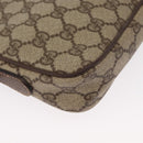 GUCCI GG Supreme Shoulder Bag PVC Beige Gold 007 115 6423 Auth 155550-12