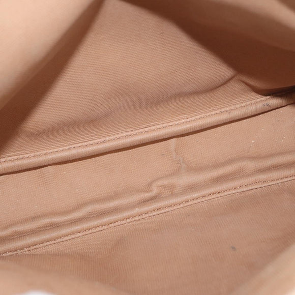 GUCCI GG Supreme Shoulder Bag PVC Beige Gold 007 115 6423 Auth 155550