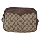 GUCCI GG Supreme Shoulder Bag PVC Beige Gold 007 115 6423 Auth 155550-2