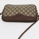 GUCCI GG Supreme Shoulder Bag PVC Beige Gold 007 115 6423 Auth 155550-6