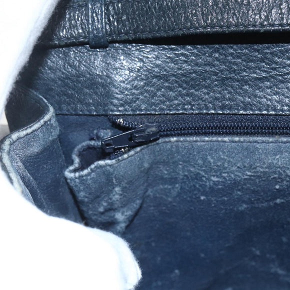 GUCCI GG Supreme Sherry Line Shoulder Bag PVC Red Navy Auth 155552