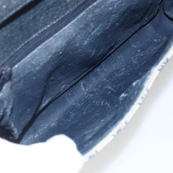 GUCCI GG Supreme Sherry Line Shoulder Bag PVC Red Navy Auth 155552