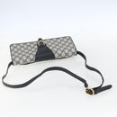 GUCCI GG Supreme Sherry Line Shoulder Bag PVC Red Navy Auth 155552-7