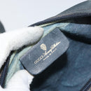 GUCCI GG Supreme Sherry Line Shoulder Bag PVC Navy Gold 010 378 Auth 155553-16