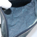 GUCCI GG Supreme Sherry Line Shoulder Bag PVC Navy Gold 010 378 Auth 155553-17