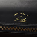 GUCCI Interlocking GG Supreme Shoulder Bag PVC Navy Gold Auth 155554V-18