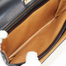 GUCCI Interlocking GG Supreme Shoulder Bag PVC Navy Gold Auth 155554V-19