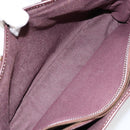 CELINE Paris Macadam Canvas Boogie bag Hand Bag Bordeaux Gold Auth 155559-21