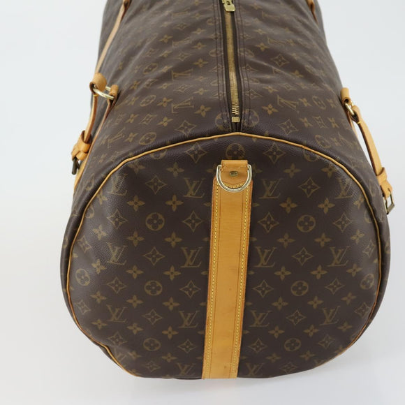 LOUIS VUITTON Monogram Sac Polochon 65 Boston Bag 2way M41222 LV Auth 155564
