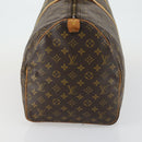 LOUIS VUITTON Monogram Keepall 55 Boston Bag M41424 LV Auth 155566V-3