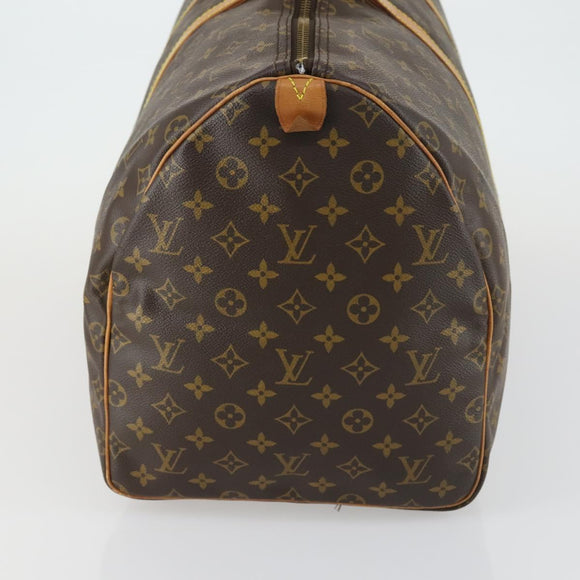 LOUIS VUITTON Monogram Keepall 55 Boston Bag M41424 LV Auth 155566V