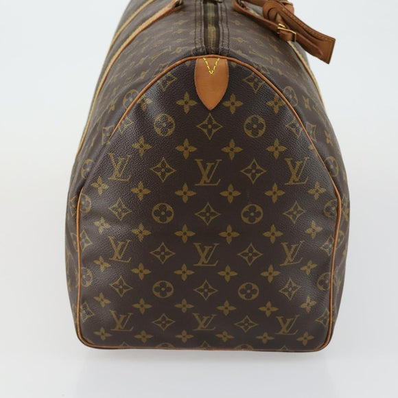 LOUIS VUITTON Monogram Keepall 55 Boston Bag M41424 LV Auth 155566V