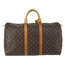 LOUIS VUITTON Monogram Keepall 50 Boston Bag M41426 LV Auth 155568-2