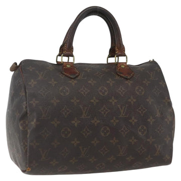 LOUIS VUITTON Monogram Speedy 30 Hand Bag M41526 LV Auth 155573