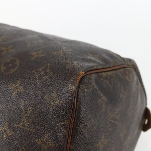 LOUIS VUITTON Monogram Speedy 30 Hand Bag M41526 LV Auth 155573