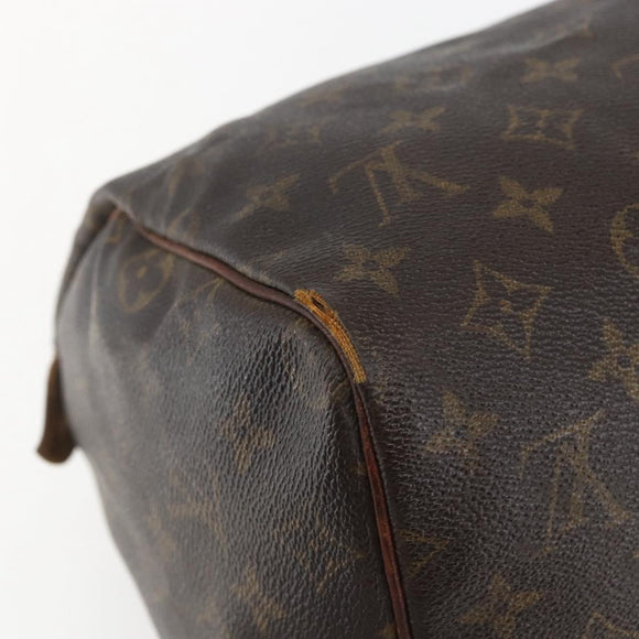 LOUIS VUITTON Monogram Speedy 30 Hand Bag M41526 LV Auth 155573