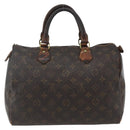 LOUIS VUITTON Monogram Speedy 30 Hand Bag M41526 LV Auth 155573-3