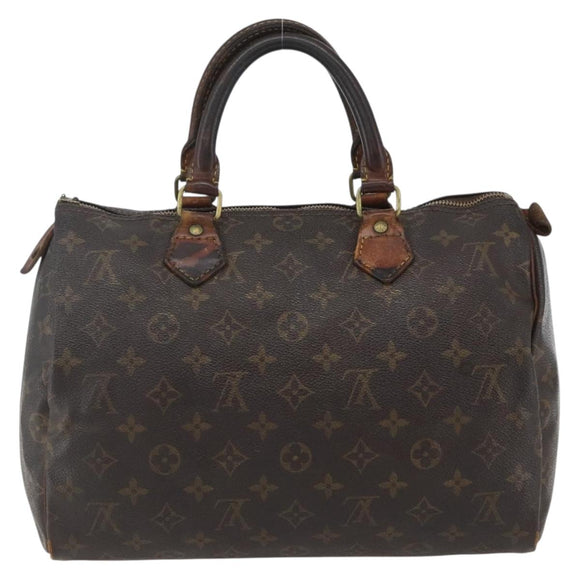 LOUIS VUITTON Monogram Speedy 30 Hand Bag M41526 LV Auth 155573
