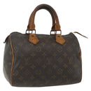LOUIS VUITTON Monogram Speedy 25 Hand Bag M41528 LV Auth 155574-1