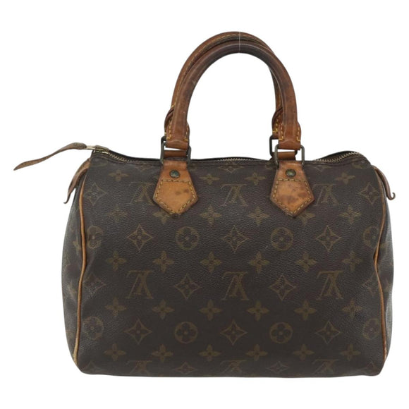 LOUIS VUITTON Monogram Speedy 25 Hand Bag M41528 LV Auth 155574