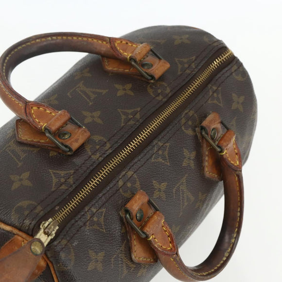 LOUIS VUITTON Monogram Speedy 25 Hand Bag M41528 LV Auth 155574