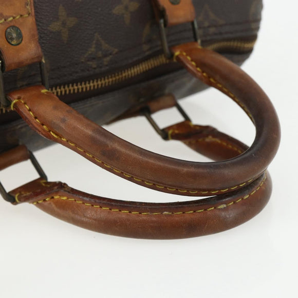 LOUIS VUITTON Monogram Speedy 25 Hand Bag M41528 LV Auth 155574